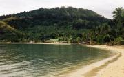 The beach at Salia village