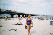 Beach by pier