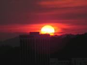 Sunsets in KL are quick but spectacular. This one was from our hotel room. Sunsets in KL are quick but spectacular. This one was from our hotel room.