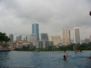 View from the pool of the Manadarin Oriental.