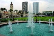 The view of Independence Square The view of Independence Square