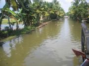 Through villages around the backwaters