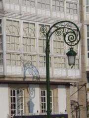 Traditional Galician architecture seen here in the Galleries