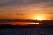 Sunset over Flores