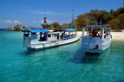 Boats at Bidadari island