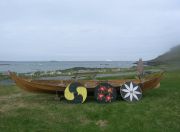 Reproduction of an old Viking boat