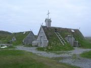 Reconstructed Vinland Viking site