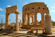 The Market of Leptis Magna. A clothing boutique. The Market of Leptis Magna. A clothing boutique.