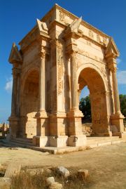 The Arch of Septimus Severus - the grandest entry to a Roman city anywhere in Africa. The Arch of Septimus Severus - the grandest entry to a Roman city anywhere in Africa.