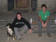 Me, Erik and a stray dog we befriended at Samye