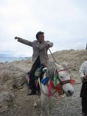 Lhaba- our trusty guide and Tibetan Cowboy
