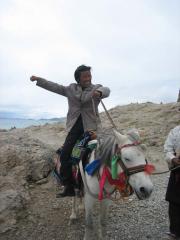 Lhaba- our trusty guide and Tibetan Cowboy Lhaba- our trusty guide and Tibetan Cowboy