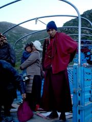 Morning Truck Ride to Samye Mountain Morning Truck Ride to Samye Mountain