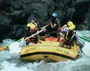 Rafting the Zambezi