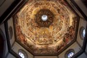 Firenze, the cathedral dome from below. Firenze, the cathedral dome from below.