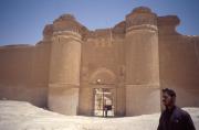 Qasr alhir al Charki, Syria, Entrance to the Palace Qasr alhir al Charki, Syria, Entrance to the Palace