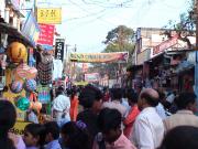 Market Place, where you can buy the the specialities from Mahabaleshwar