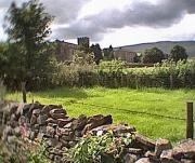 Dent Church from outside the village