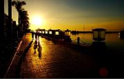 Sunset at BayWalk, Roxas Blvd, Manila