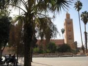 Koutoubia Mosque from Djemma al Fna'a Koutoubia Mosque from Djemma al Fna'a