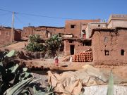 Berber hillside village - Atlas Mountains Berber hillside village - Atlas Mountains
