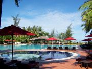 Pool area at the Miri Marriott Hotel Pool area at the Miri Marriott Hotel