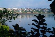 New town of Mombasa across the canal New town of Mombasa across the canal