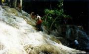 Climbing Dunn's River Falls Climbing Dunn's River Falls