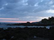 Volcanic Rocks at Dusk