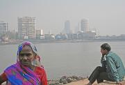 Mumbai skyline seen from Haji Ali Mosque Mumbai skyline seen from Haji Ali Mosque