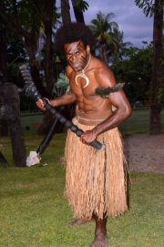 Fijian warrior