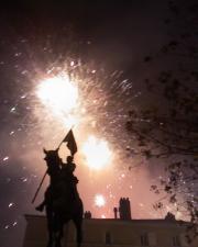 Fireworks for Saint Nicolas, in Old City