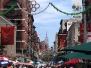 There was some festival going on in Little Italy