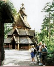 Stave Church, Folk Museum Stave Church, Folk Museum