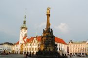 The Upper Square with the Holy Trinity Column in Olomouc