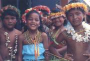 Chamorro children in Agana, Guam capital Chamorro children in Agana, Guam capital