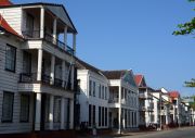 The Waterfront wooden mansions. The Waterfront wooden mansions.