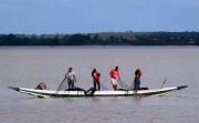 Fishing on the Suriname river. Fishing on the Suriname river.