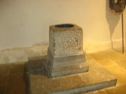 Old font in Penmon Church