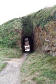 Porthgwarra - could a child resist these tunnels? Porthgwarra - could a child resist these tunnels?