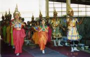 Traditional dancing at temple