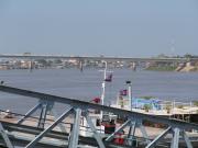 The bridge which was rebuilt and also the river which witnessed everything that happened to the city The bridge which was rebuilt and also the river which witnessed everything that happened to the city