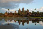 Angkor Wat during sunset