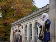 Display of traditional costumes of the 18th Century at the Bergpalais
