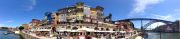 The riverfront of Porto with the cafes and bars The riverfront of Porto with the cafes and bars
