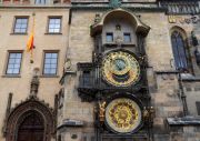 The famous clock at the old townhall. The famous clock at the old townhall.