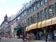 One of the many street and shops