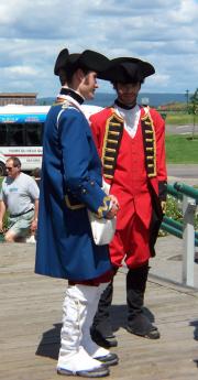 At many of the Tourist Attractions, the guides are costumed