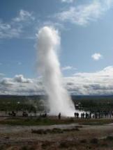 Geysir near Gullfoss