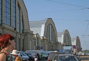 Central market: barrel shaped hangars Central market: barrel shaped hangars